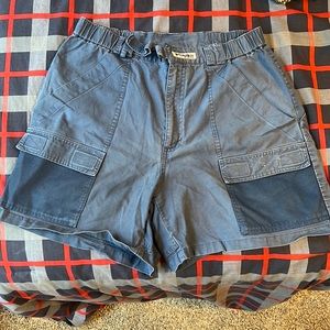 Vintage Navy blue Columbia PFG cargo fishing shorts